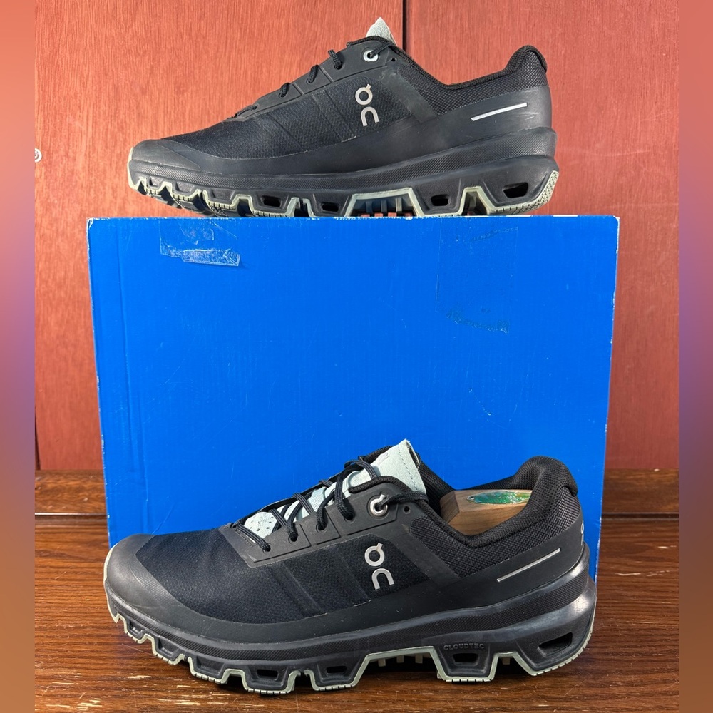 On Cloud venture Trail Running Shoes Black/Cobble Womens Size US 10.5 (32.99257)